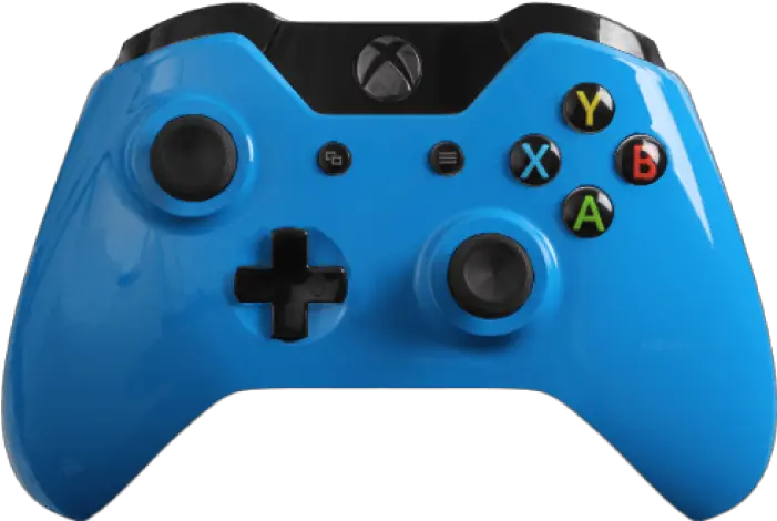 Download Xbox One S Bluetooth Controller Blue Hd Png Custom Xbox One Controller Xbox 360 Controller Png