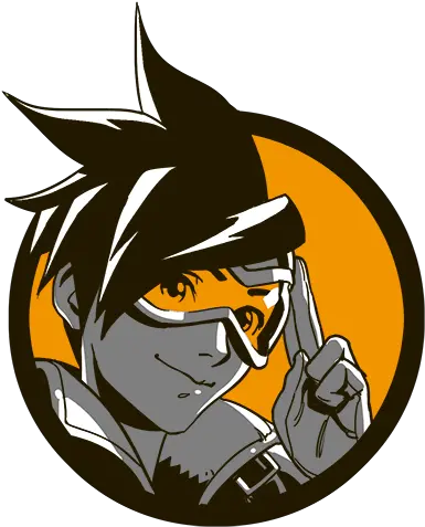 Tracer Likes To Flank And Harass Tracer Spray Png Tracer Logo