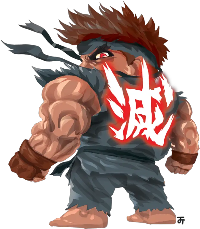 Akuma Drawing Man Transparent Png Street Fighter Ken Drawing Akuma Png