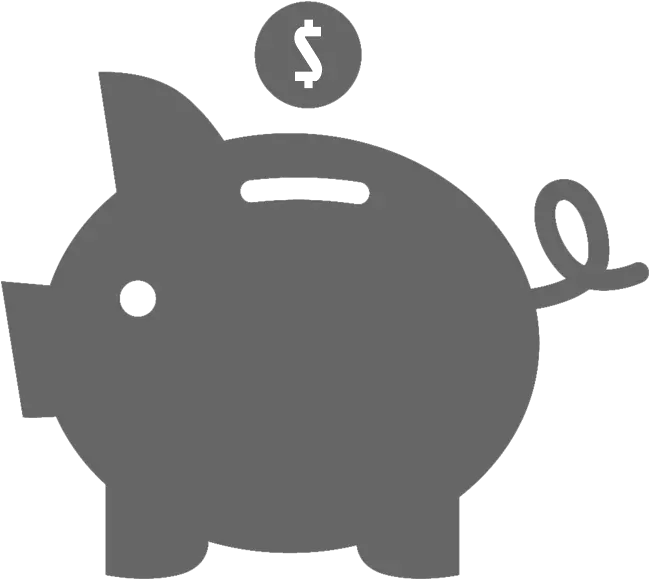 Protect Boat Value Piggy Bank Icon Black Full Size Png Transparent Black Piggy Bank Piggy Icon