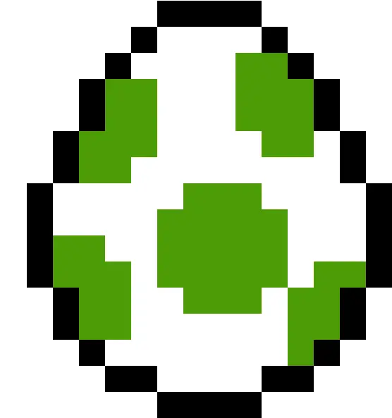 Pixilart Yoshi Egg Huevo De Yoshi By Churrimin2016 Yoshi Egg Super Mario World Png Yoshi Png