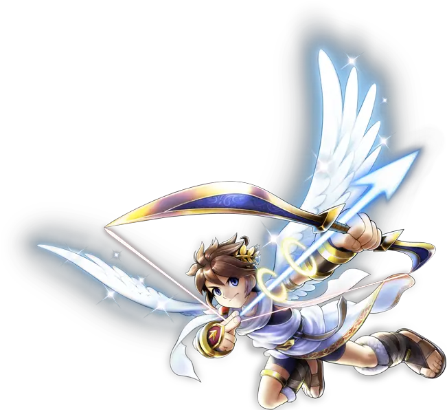 Download Pit Fly Kid Icarus Uprising Pit Full Size Png Pit Kid Icarus Flying Fly Png