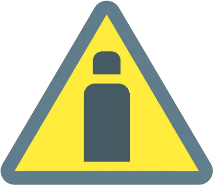 Gas Cylinders Hazard Icon In Color Style Warning Hot Surface Png Gas Icon Transparent