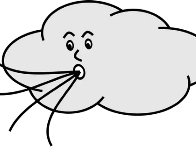 Download Cloud Clipart Outline Wind Clip Art Transparent Cloud Wind Blowing Gif Png Cloud Clipart Transparent png