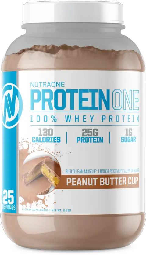 Protein One Peanut Butter Cup 2lb Nutraone Protein Png Lean Cup Png