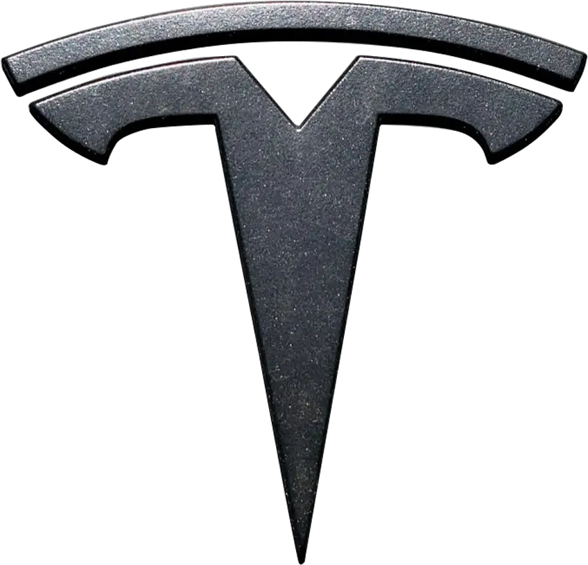 Tesla Black Logo Icon Png Clip Art Tesla Model 3 Legs Icon Transparent Background