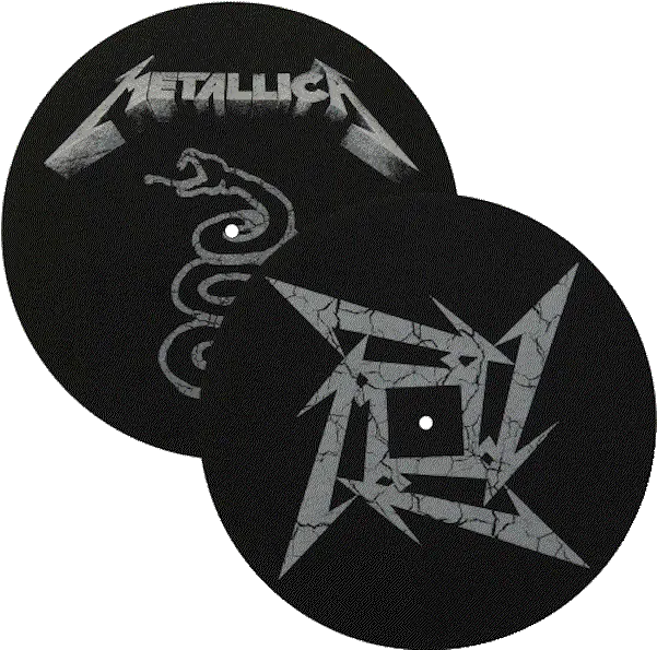 Metallica The Black Album Slipmat Set Metallica The Black Album Png Metallica Png