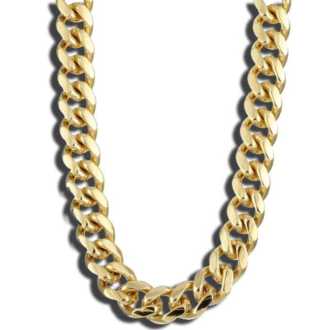 Gold Chain Png Transparent 3 Image Miami Cuban Link Chain Chain Png
