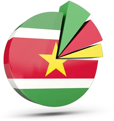 Pie Chart With Slices Illustration Of Flag Suriname Vertical Png Pie Chart Icon Png