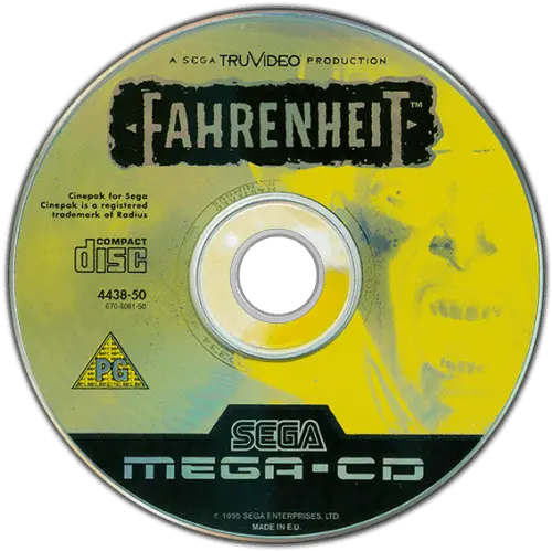 Sega Cd Png Fahrenheit Sega Cd Disc Sega Cd Icon