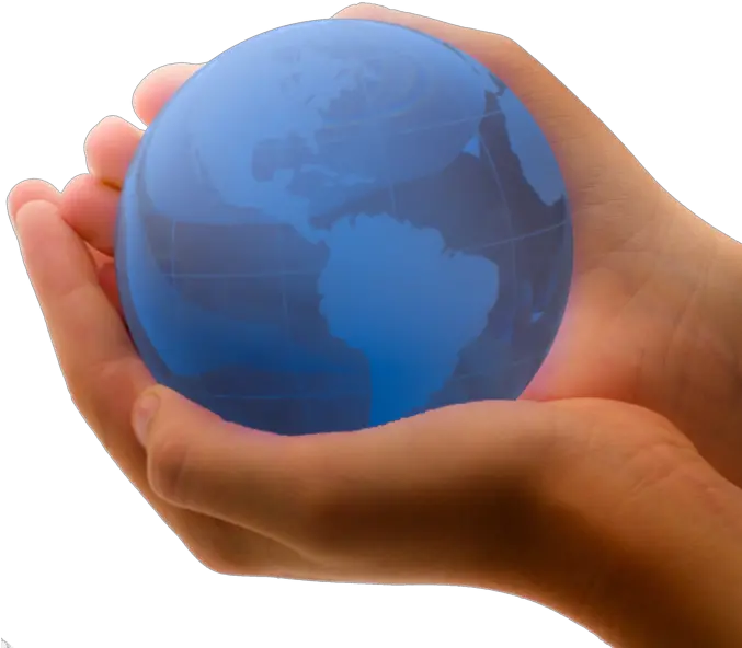 World In Hands Transparent Png