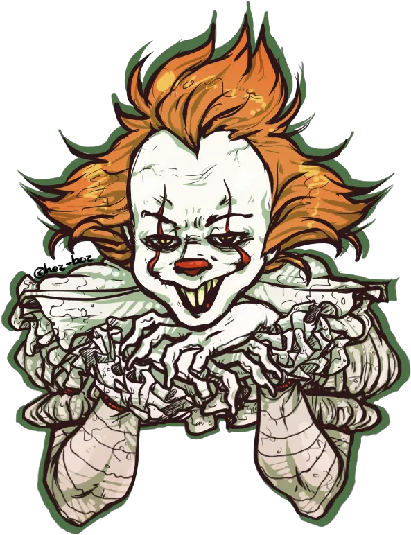 Sketch Pennywise Clipart Pennywise Cartoon Png Pennywise Transparent