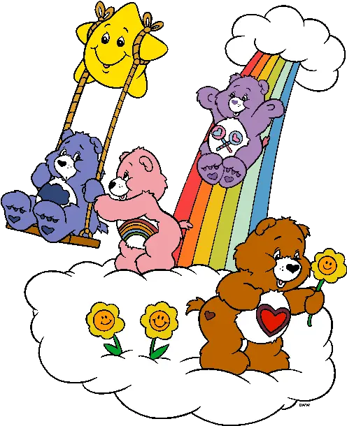 Bear Carebear Cartoon Cute Sticker By Min Sae Yeon Desenho Dos Ursinhos Coloridos Png Care Bear Png