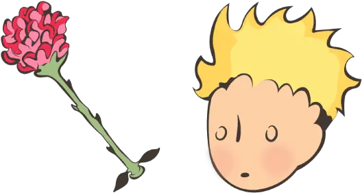 Little Prince And Rose Cursor Rose In The Little Prince Png Prince Png