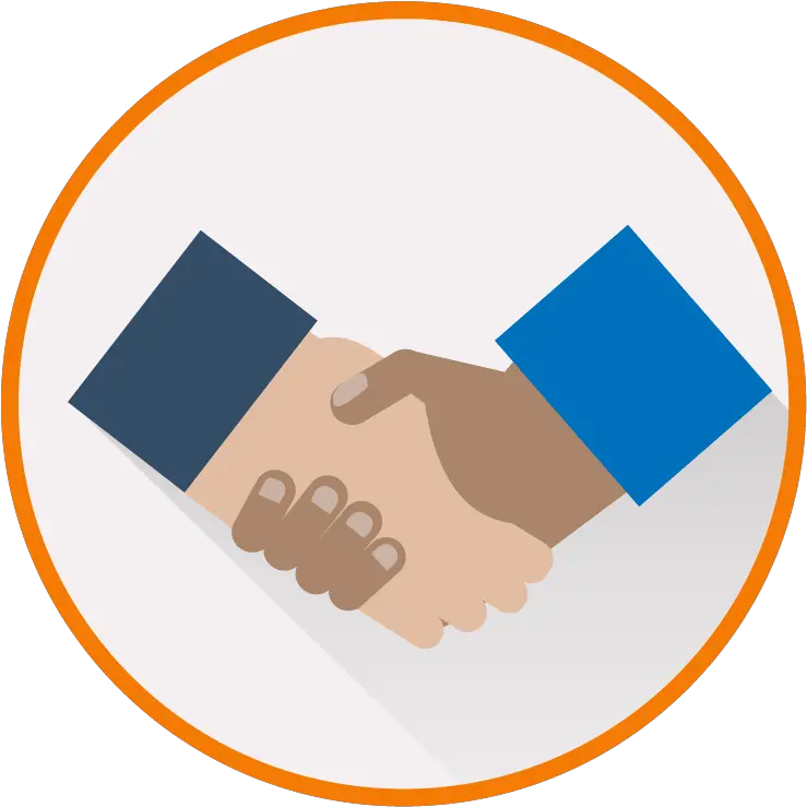 Community Partners Handshake Png Fist Flat Icon