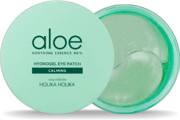 Aloe Soothing Essence 80 Hydrogel Eye Patch Holika Holika Aloe Soothing Essence Hydrogel Eye Patch Png Eyepatch Transparent
