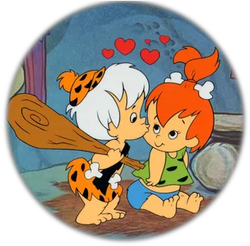 Bam And Pebbles Bam Bam And Pebbles Flintstonespng Enamorados Pebbles Y Bam Bam Flintstones Png