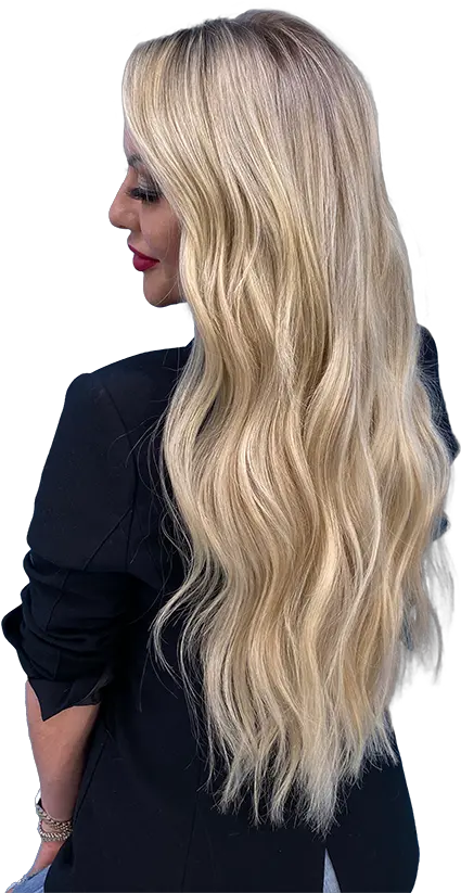 Real Mc Hair Wavy Png Blond Hair Png