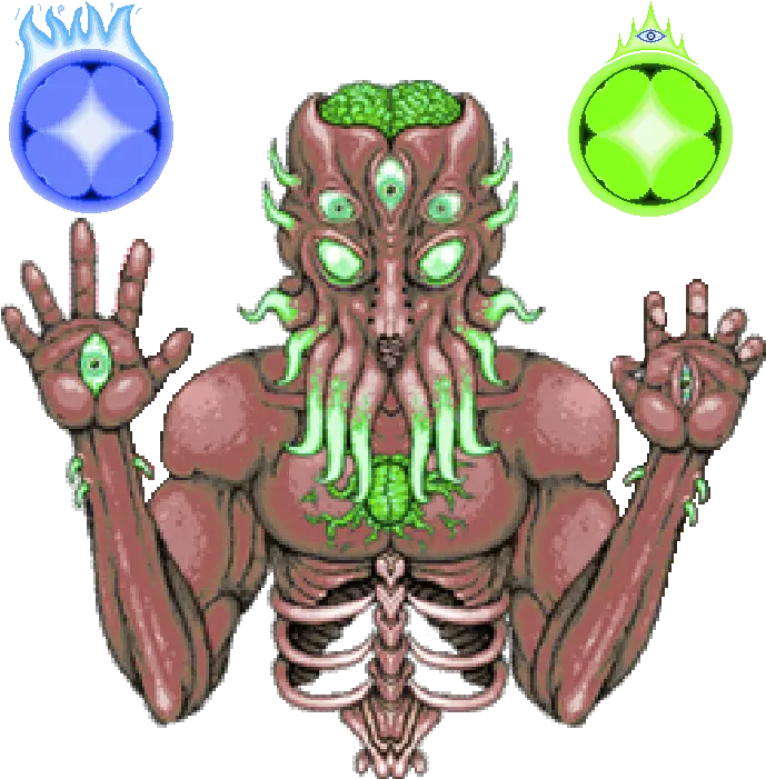Download Earth Lord Formatted3 Terraria Bosses Png Cthulhu Png