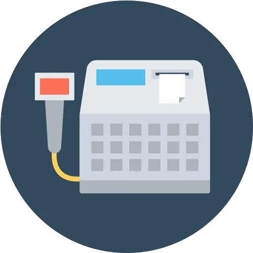 Cash Register Corded Phone Png Cash Register Png