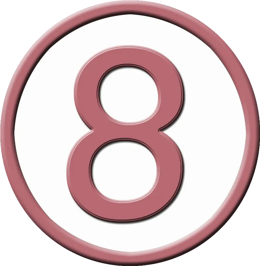 Number 8 Png Images Free Download Number 8 In Circles 8 Png
