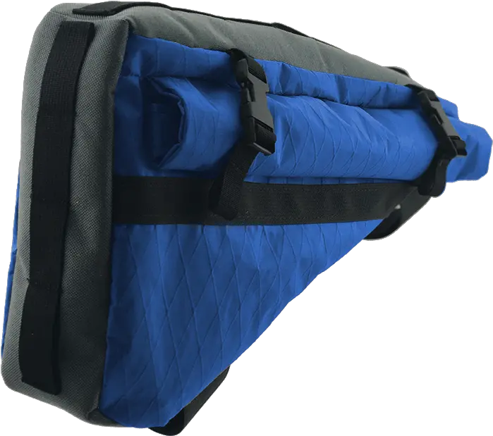 Blue Grey Roll Top Icon Frame Bag Bike Bags Hiking Equipment Png Pinterest Icon Grey