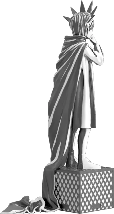 Liberty Girl By Brandalised Illustration Png Statue Of Liberty Transparent