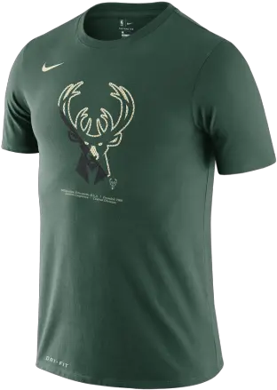Nike Dry Milwaukee Bucks Logo Tee Milwaukee Bucks Png Bucks Logo Png