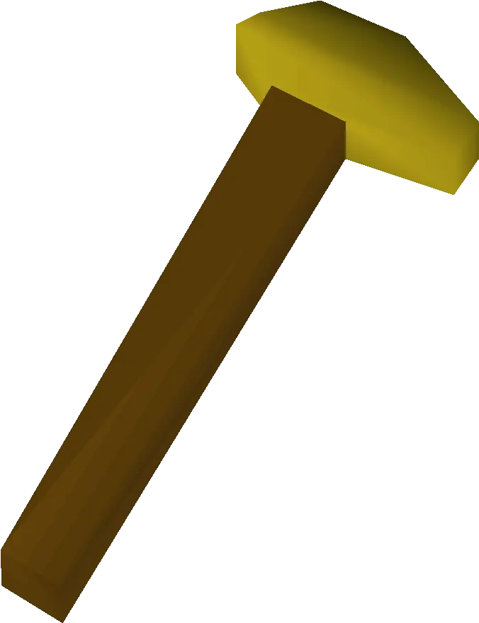 Golden Hammer Cleaving Axe Png Hammer Png