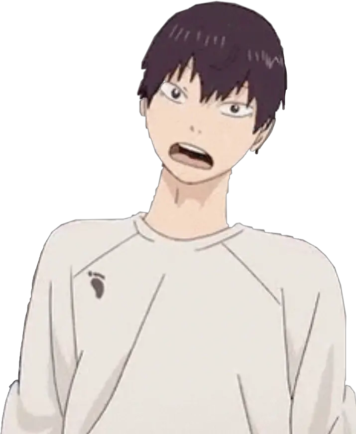 Kageyama Haikyuu Haikyu Sticker By I Edit Stuff Look Cartoon Png Haikyuu Png