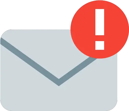 Important Mail Icon In Color Style Horizontal Png Red Mail Icon