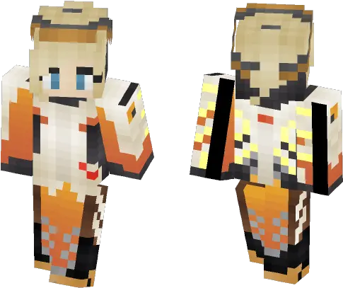 Download Mercy Overwatch Minecraft Skin For Free Fictional Character Png Mercy Overwatch Png