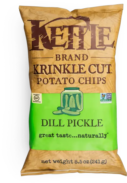 Dill Pickle Kettle Brand Kettle Brand Dill Pickle Chips Png Pickle Png