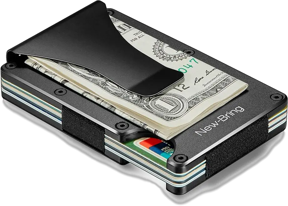 Stainless Steel Rfid Blocking Wallet Credit Card Holder Metal Bank Card Wallet Png Wallet Transparent Background