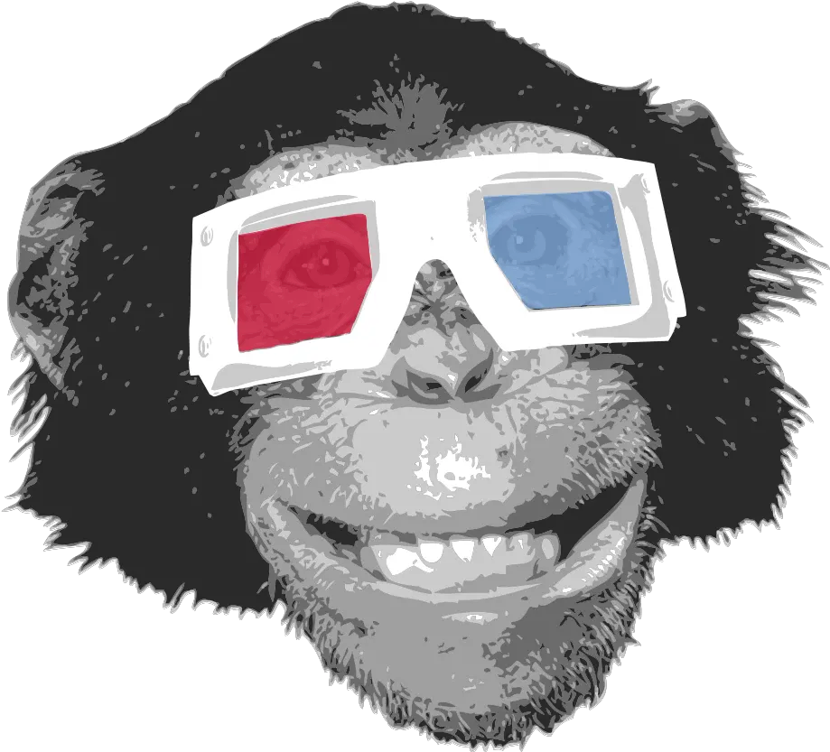 Download Eye Monkey Chimpanzee Gorilla Orangutan Glasses Gorilla With Glasses Png Gorilla Cartoon Png