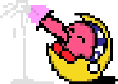 Sleeping Kirby Pixel Art Maker Kirby Pixel Art Png Kirby Png