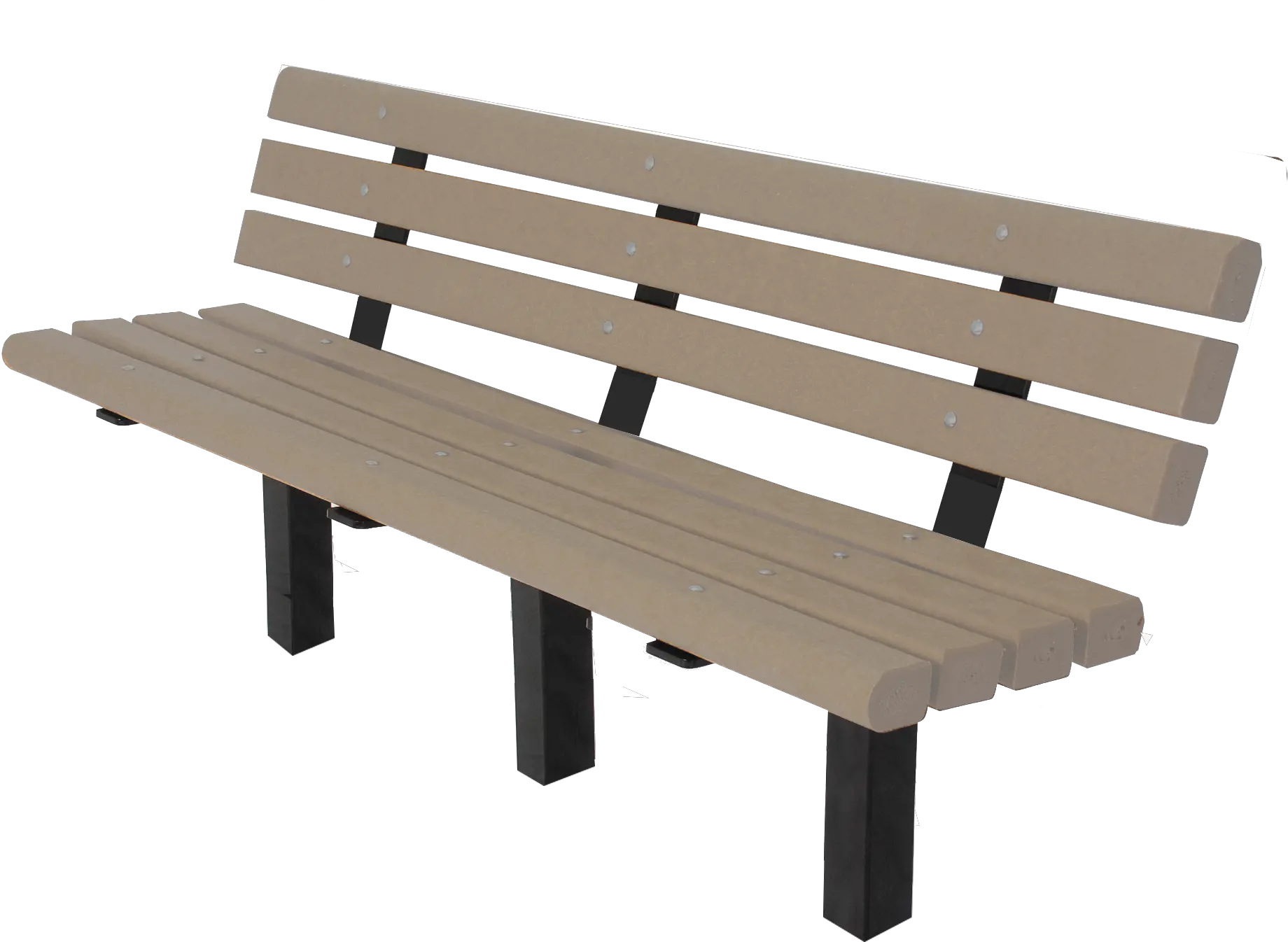 Download Hd Trail Bench With Back In Park Trail Benches Bench Png Bench Png