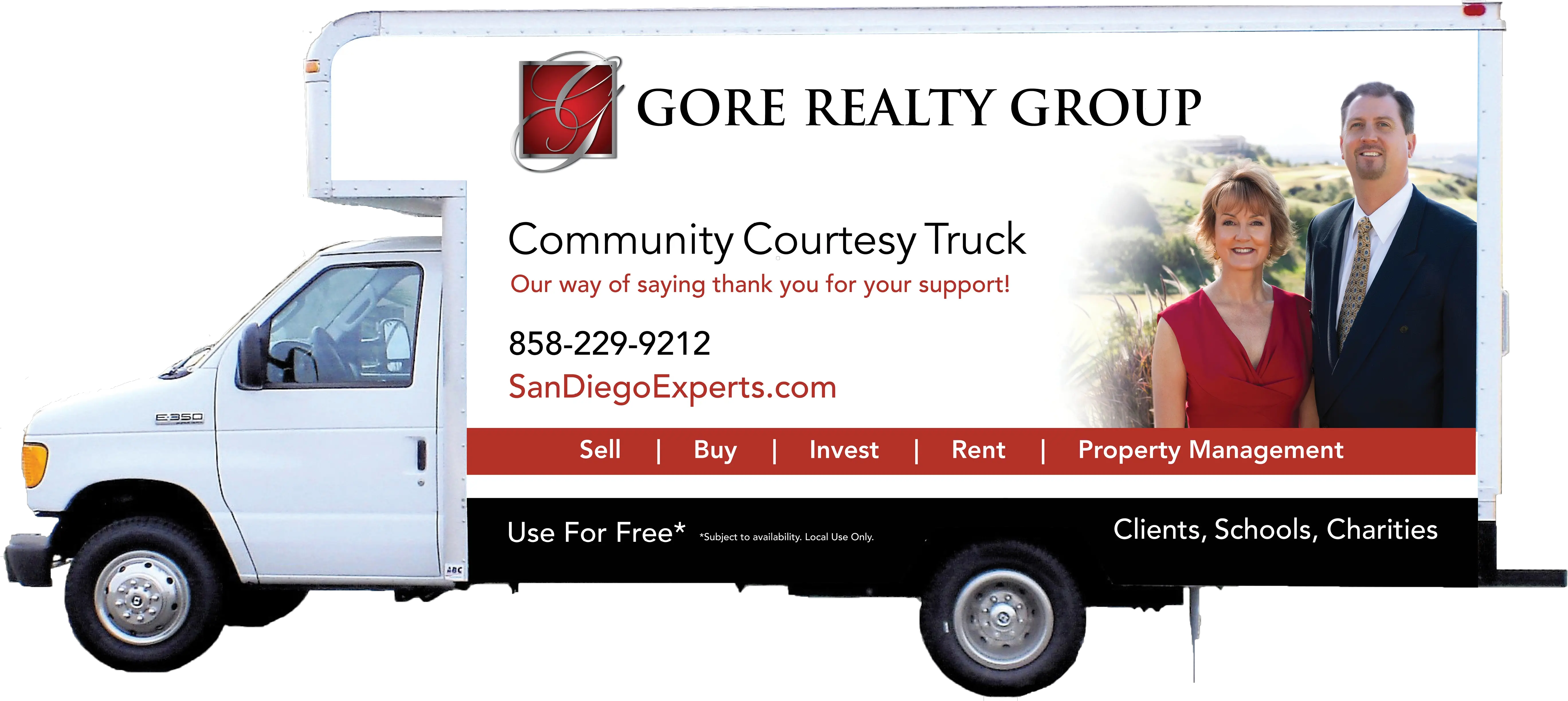 Use Our Moving Truck San Diego Real Estate And Homes For Sale Commercial Vehicle Png Truck Transparent Background