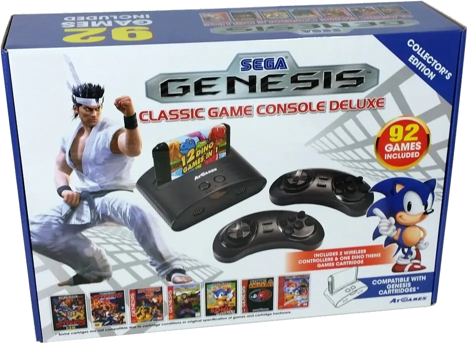 Download The Genesis Console Game Was Bundled With Sega Genesis Classic Game Console Deluxe 92 Png Sega Genesis Png