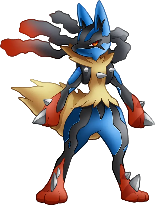 Pokemon 8448 Mega Lucario Pokedex Mega Lucario Png Lucario Png