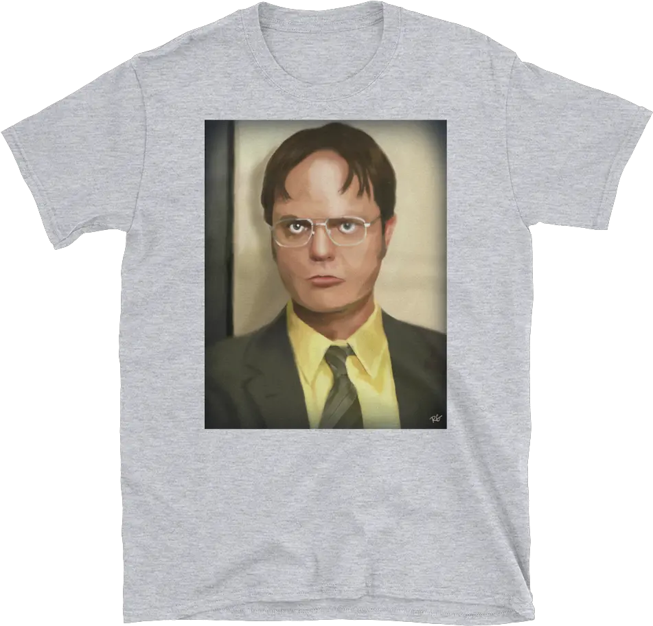The Office Dwight Schrute Short Sleeve Unisex Tshirt Senior 2020 Shit Gettin Real Png Dwight Schrute Png