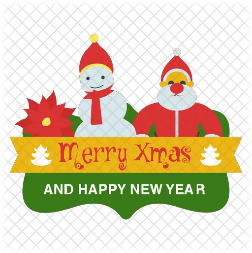 Merry Christmas Icon Illustration Png Merry Christmas And Happy New Year Png