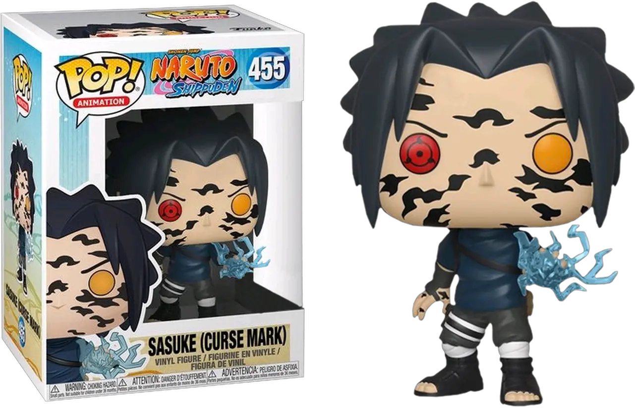 Naruto Shippuden Sasuke With Cursed Mark Pop Vinyl Figure Curse Mark Sasuke Funko Pop Png Sasuke Transparent