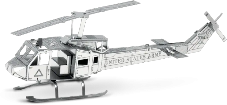 Bell Huey Metal Earth Helicopter Bell Iroquois Png Rc Icon A5 Kit