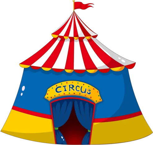 Colorful Circus Tent Full Size Png Download Seekpng Carpas De Circo Coloridas