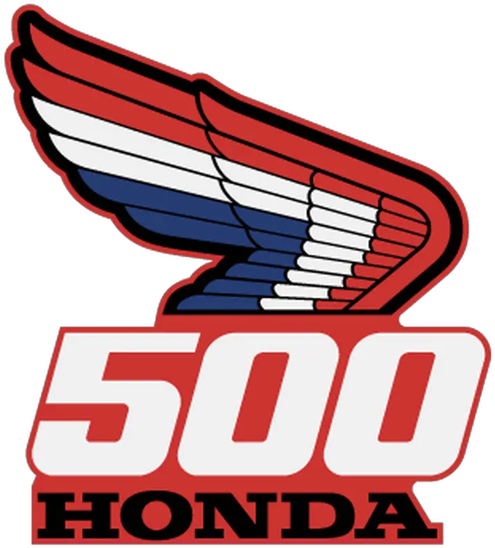 Honda Logo 500 Sticker Motorcycle Sticker Png Honda Logo Transparent