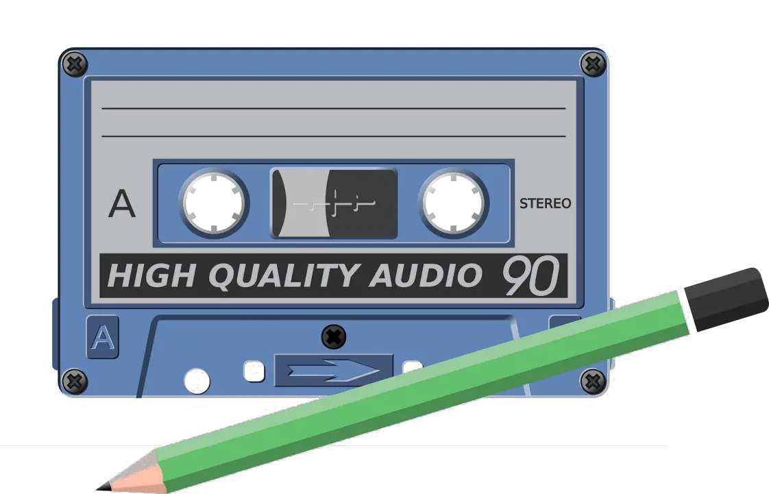 Audio Cassette Png Picture Compact Cassette And Pen Audio Cassette And Pen Pen Clipart Png