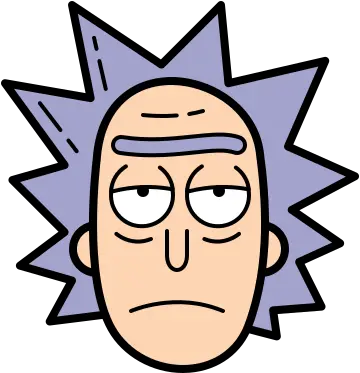 Rick Sanchez Icon In Color Hand Drawn Style Png Morty