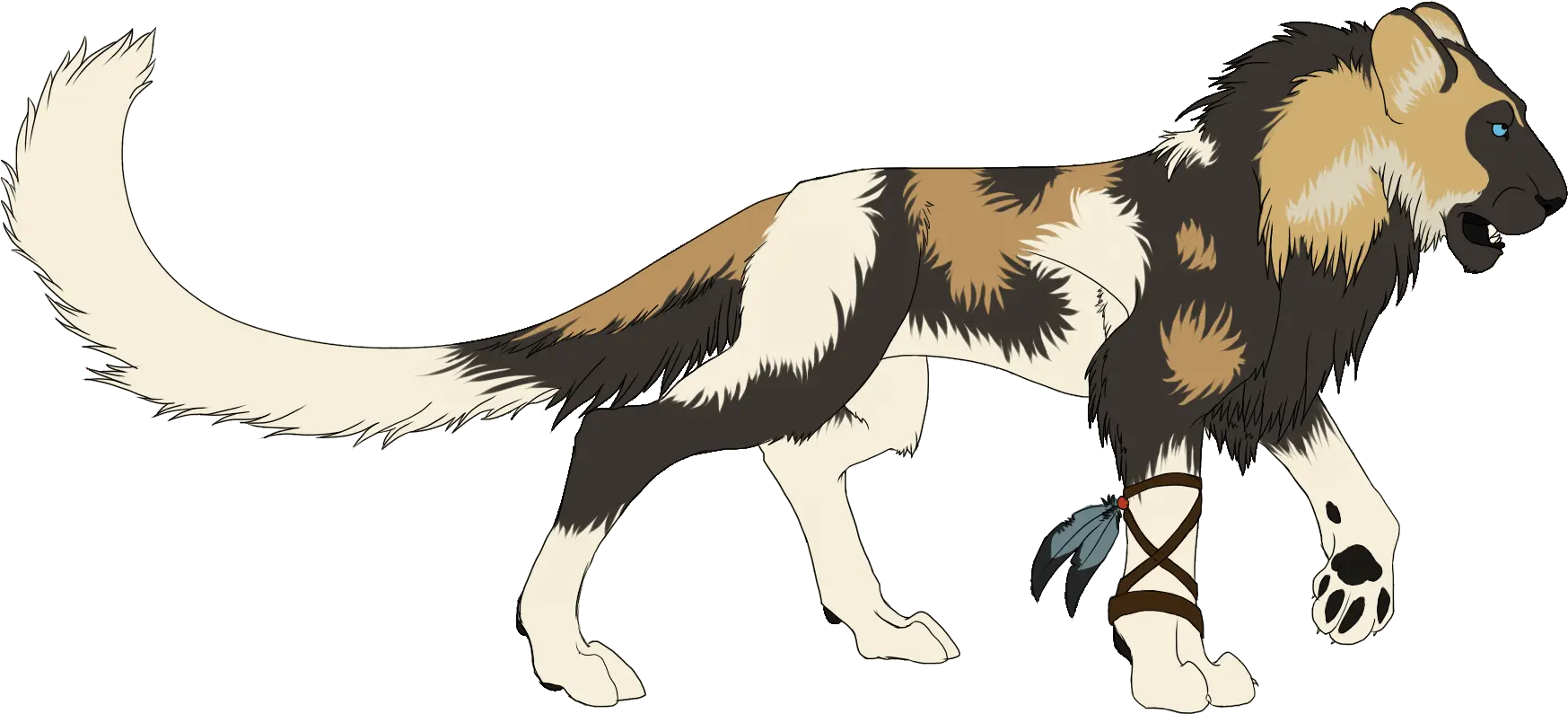 Lion Tiger Hyena African Wild Dog Liger African Wild Dog Wolf And Lion Hybrid Png Hyena Png