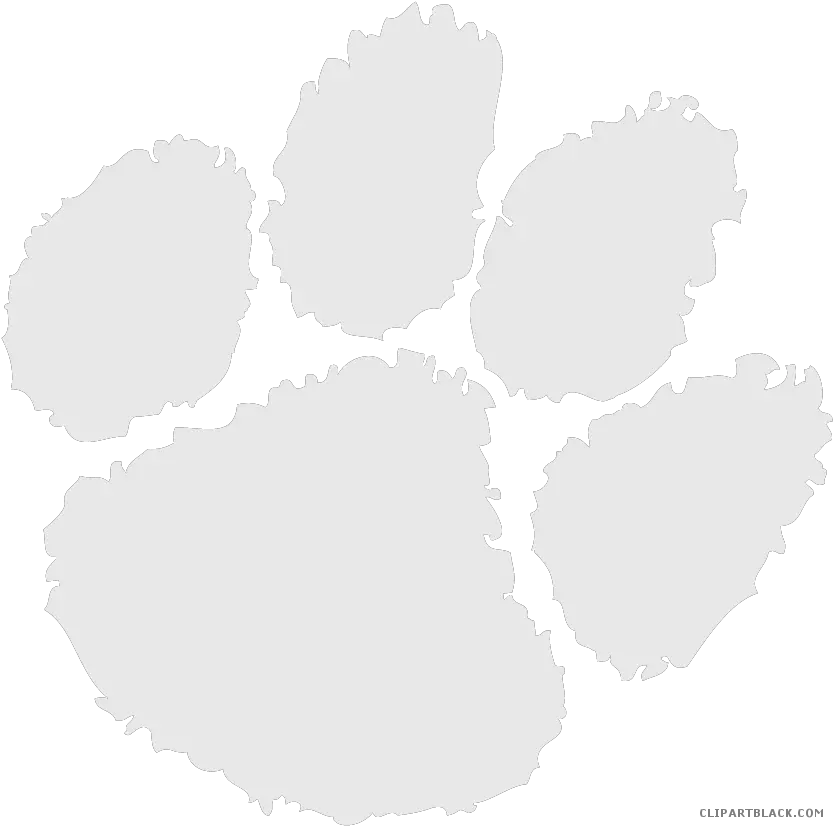 Wildcat Clipart Paw Print Rockingham County High School Logo Png Paw Print Transparent